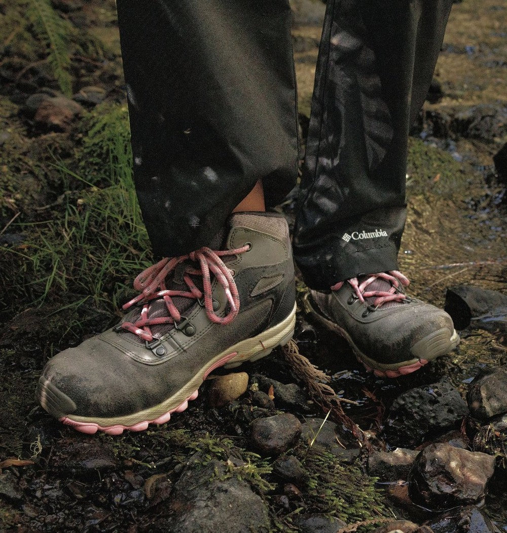 Big Kids' Suede Trail Hiking Boot - Black Red