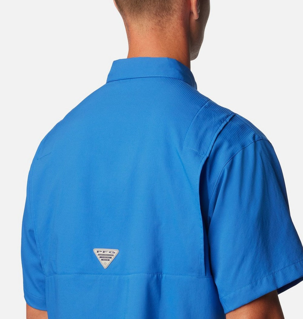 Men's Short-Sleeve Fishing Shirt - Blue