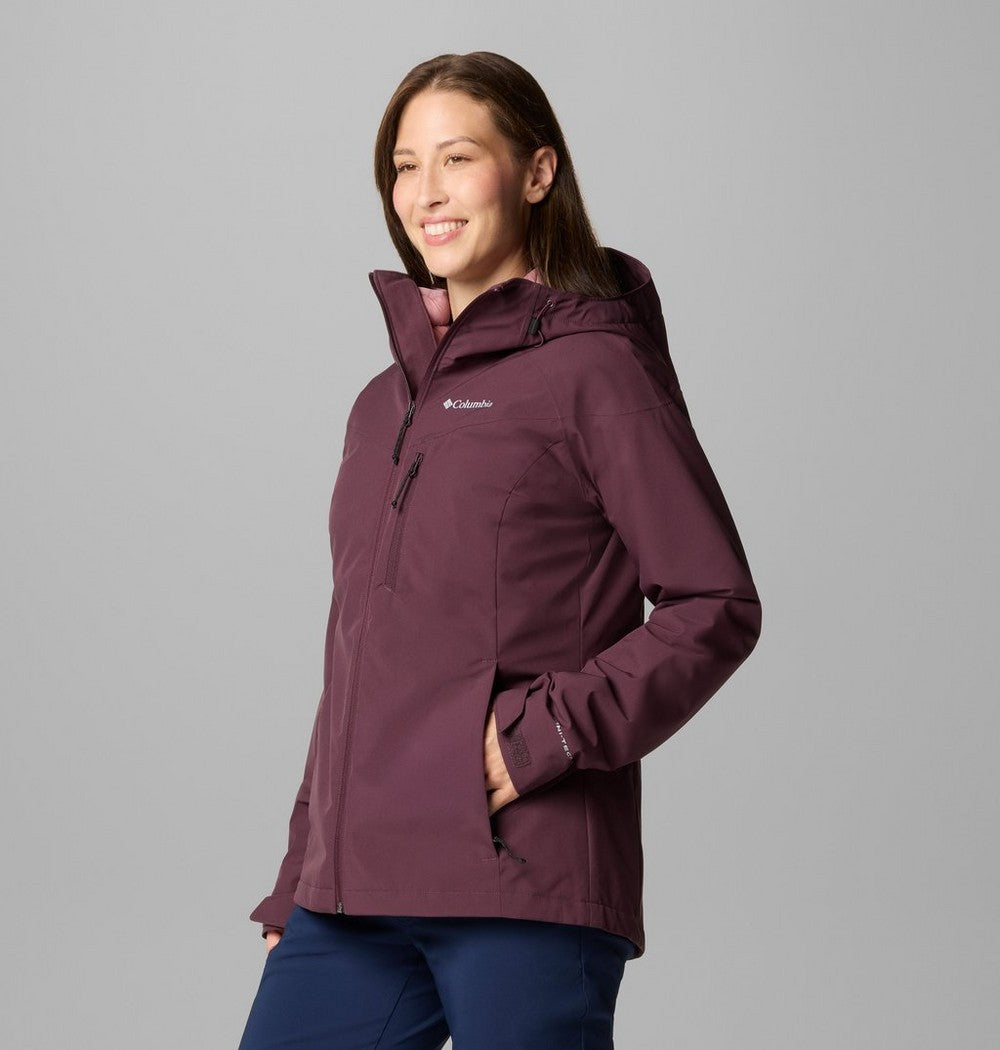Women's 3-In-1 Waterproof Jacket - Brown