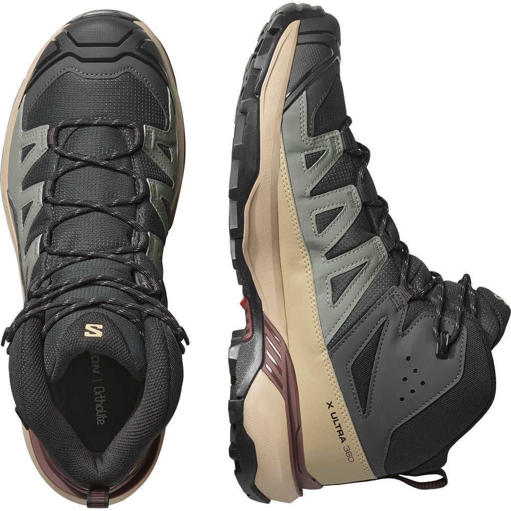 Men's Waterproof Mid Hiking Boots - Tan