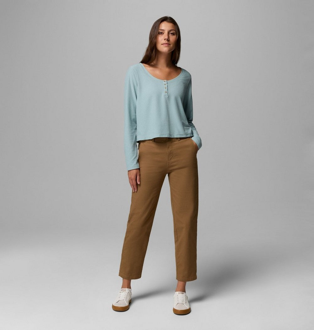 Women's High-Rise Straight Leg Pants - Red