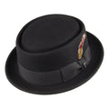 Thread Jaxon & James Crushable Wool Pork Pie Hat - Black