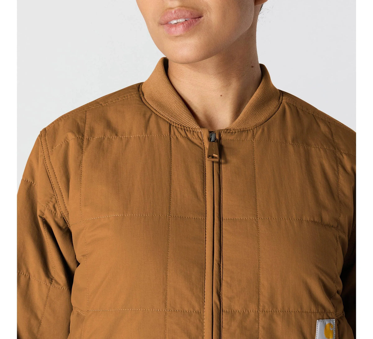 Women's Quilted Insulated Jacket - Brown