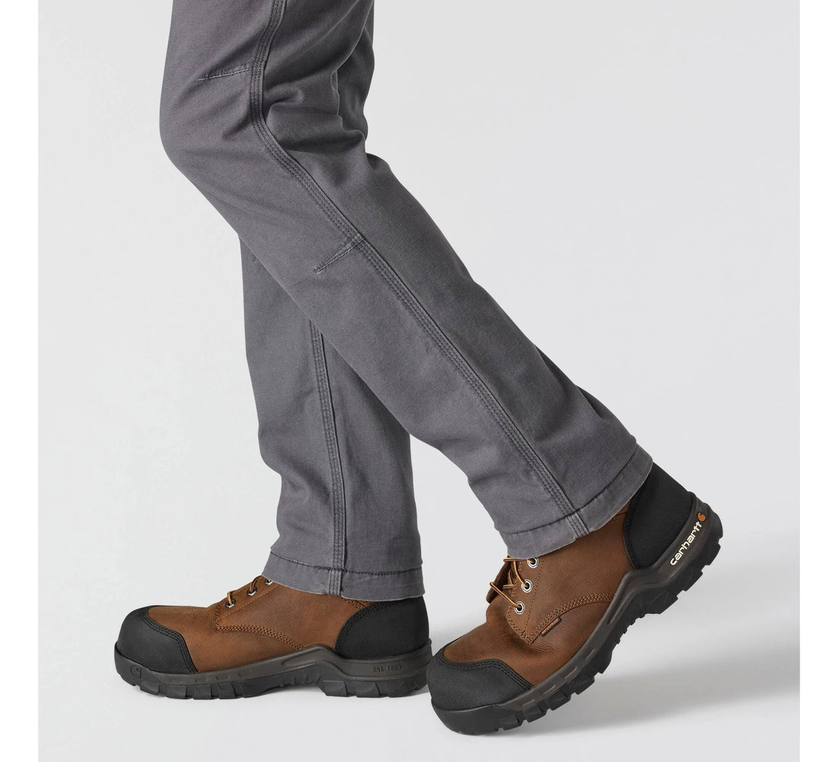 Slim Tapered Stretch Canvas Work Pants - Shadow