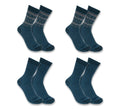 Women's Cushioned Wool Blend Crew Socks, 4-Pack