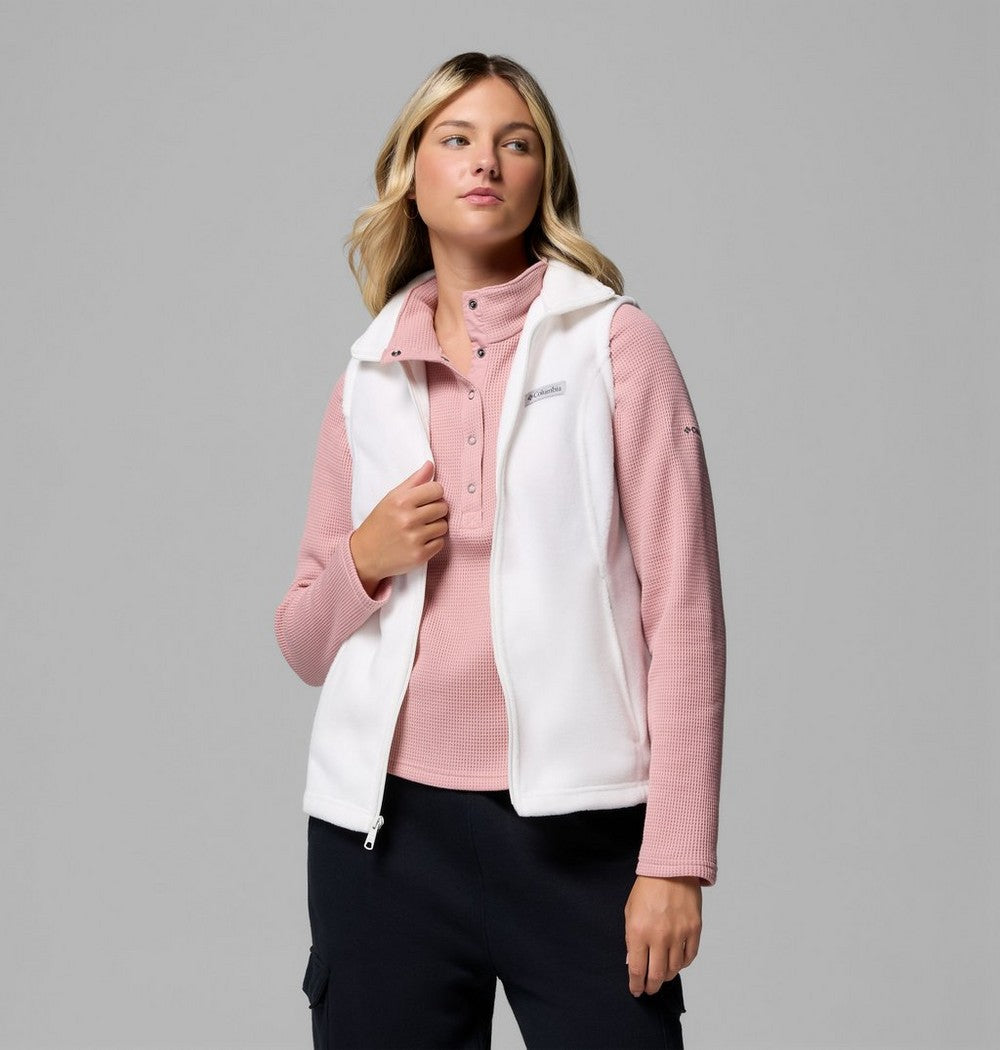 Women's Fleece Vest - Chalk
