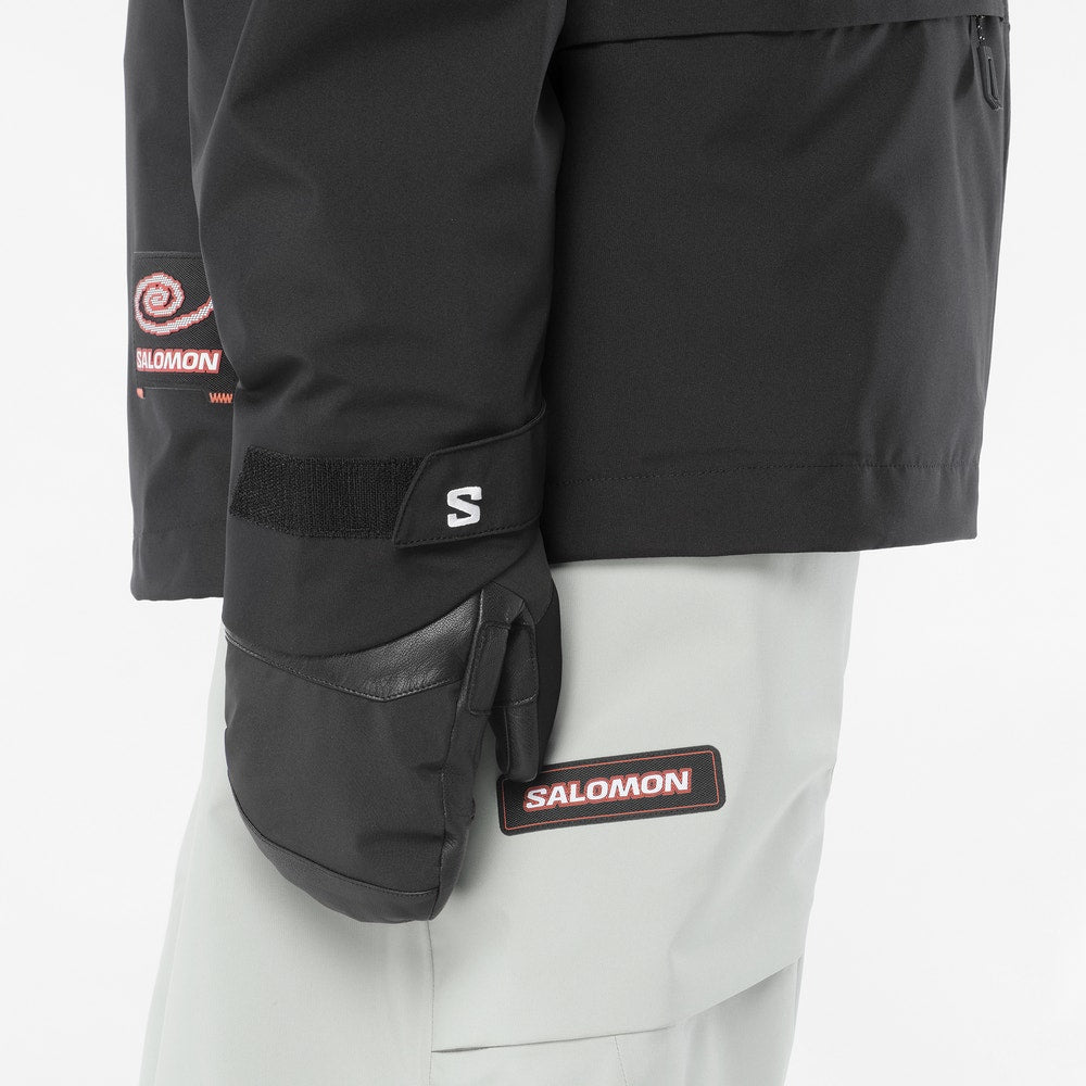 Men's Waterproof Snow Shell Pants - Black