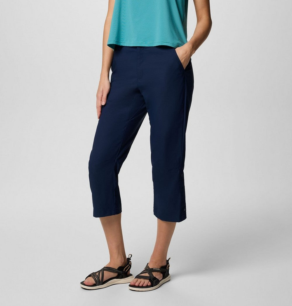 Women's UPF 50 Hiking Capris - Tan