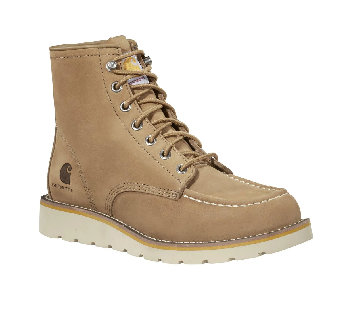 Women's 6-Inch Moc Toe Wedge Boot - Hickory