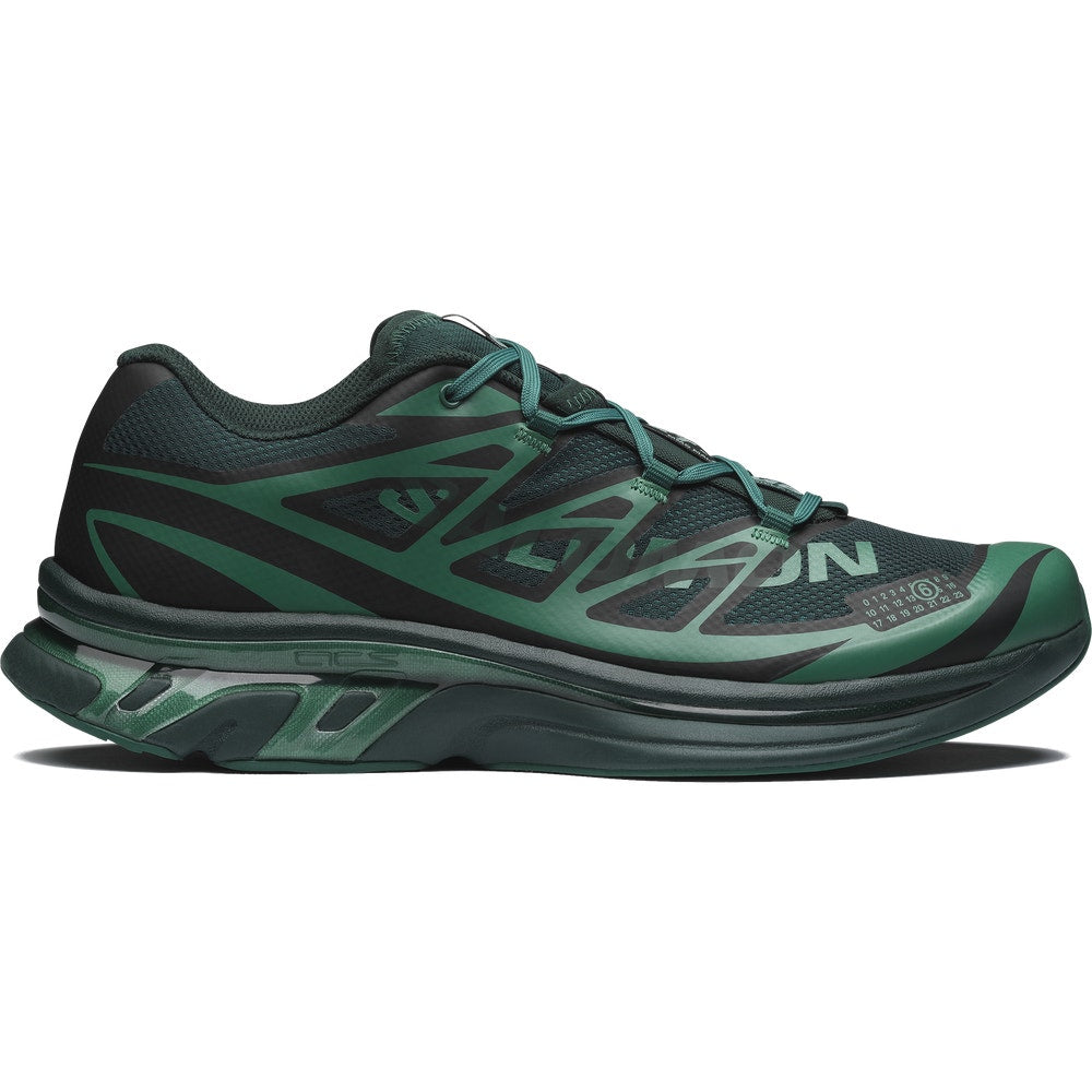 Layered Textile Sneaker - Green