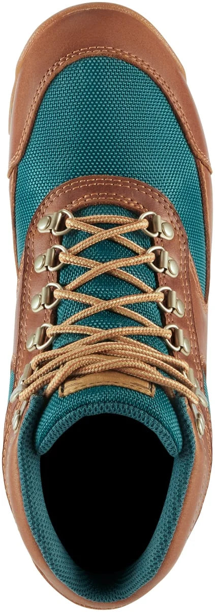 Women's Waterproof Leather Trail Boot - Brown Teal