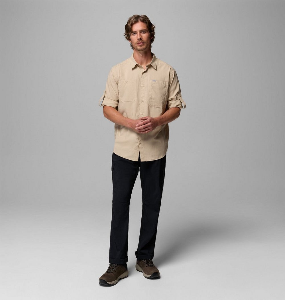 Men's UPF 100 Utility Long Sleeve Shirt - Gray