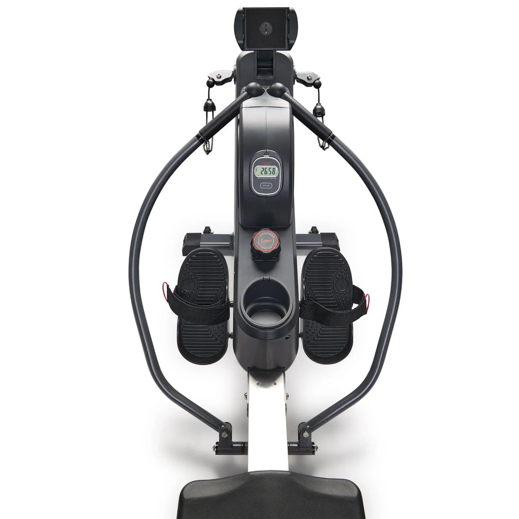 Sunny Health & Fitness MotionMax SMART Magnetic Rowing Machine, 16-Level Resistance, 51 in Rail - SF-RW522067