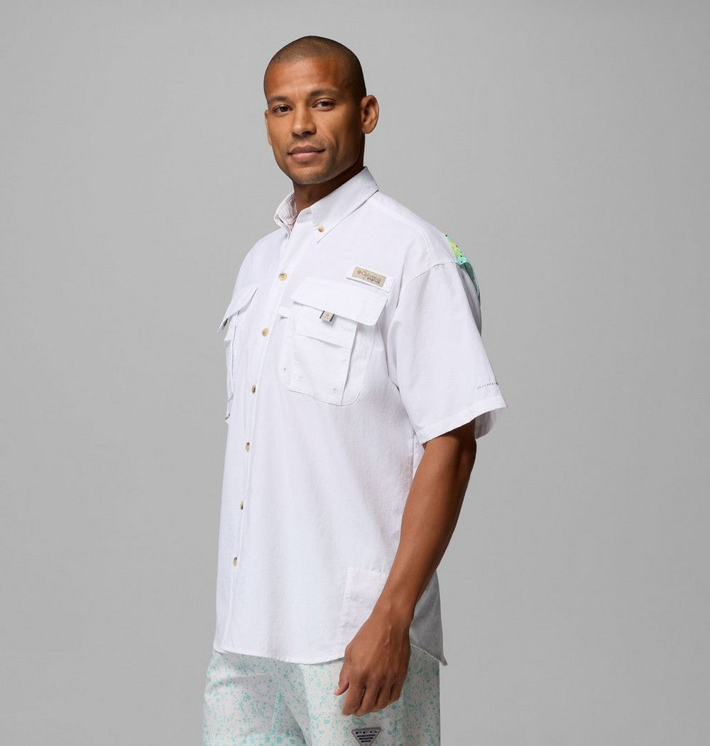 Men's Short Sleeve Utility Fishing Shirt - White