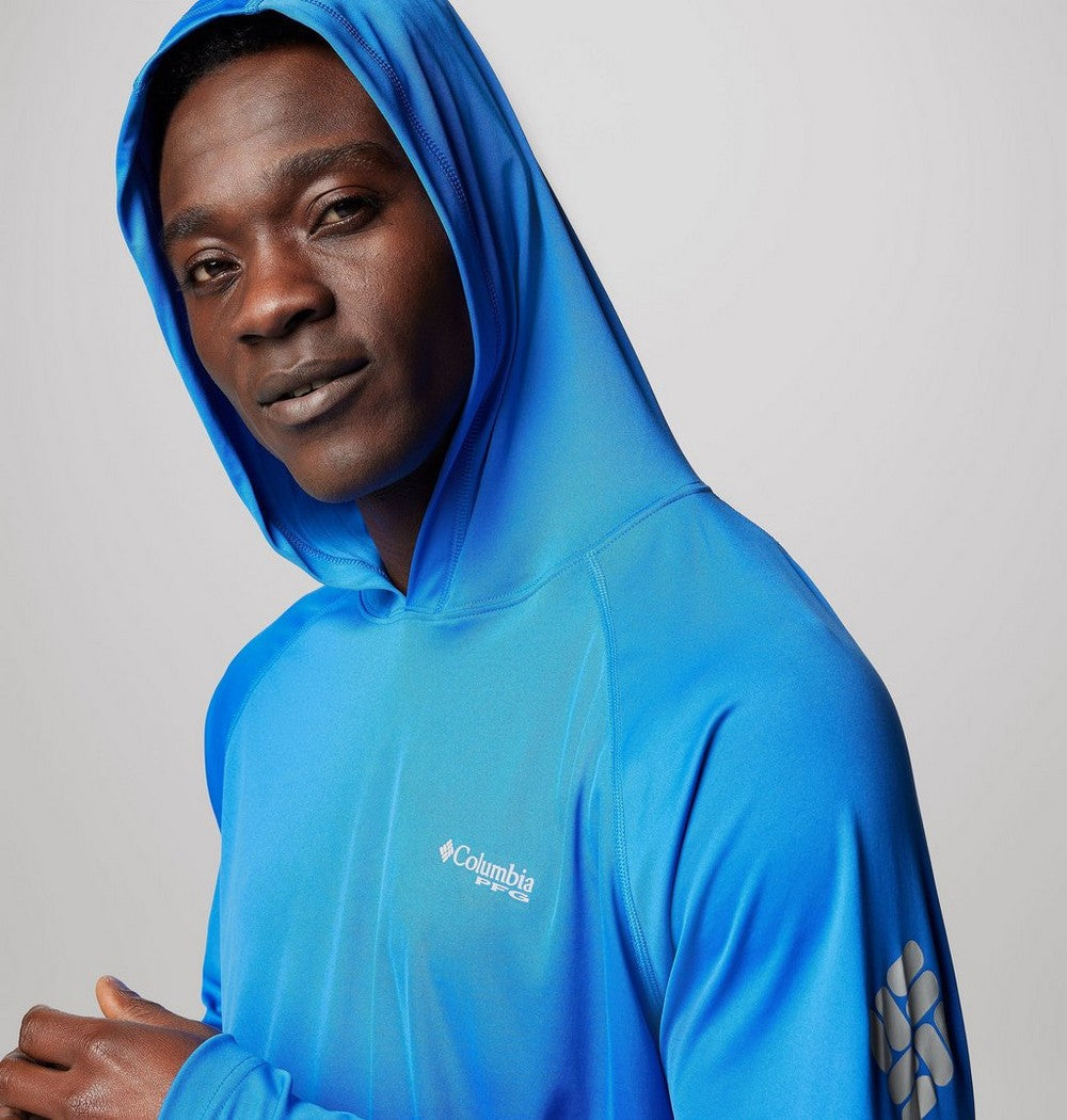 Men's Long-Sleeve Sun Hoodie - Gray