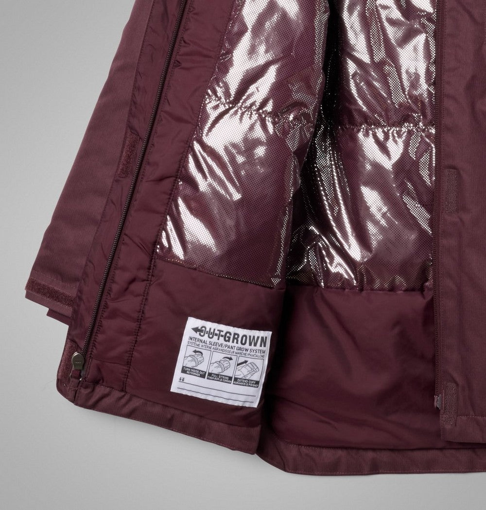 Girls' Long Insulated Parka - White