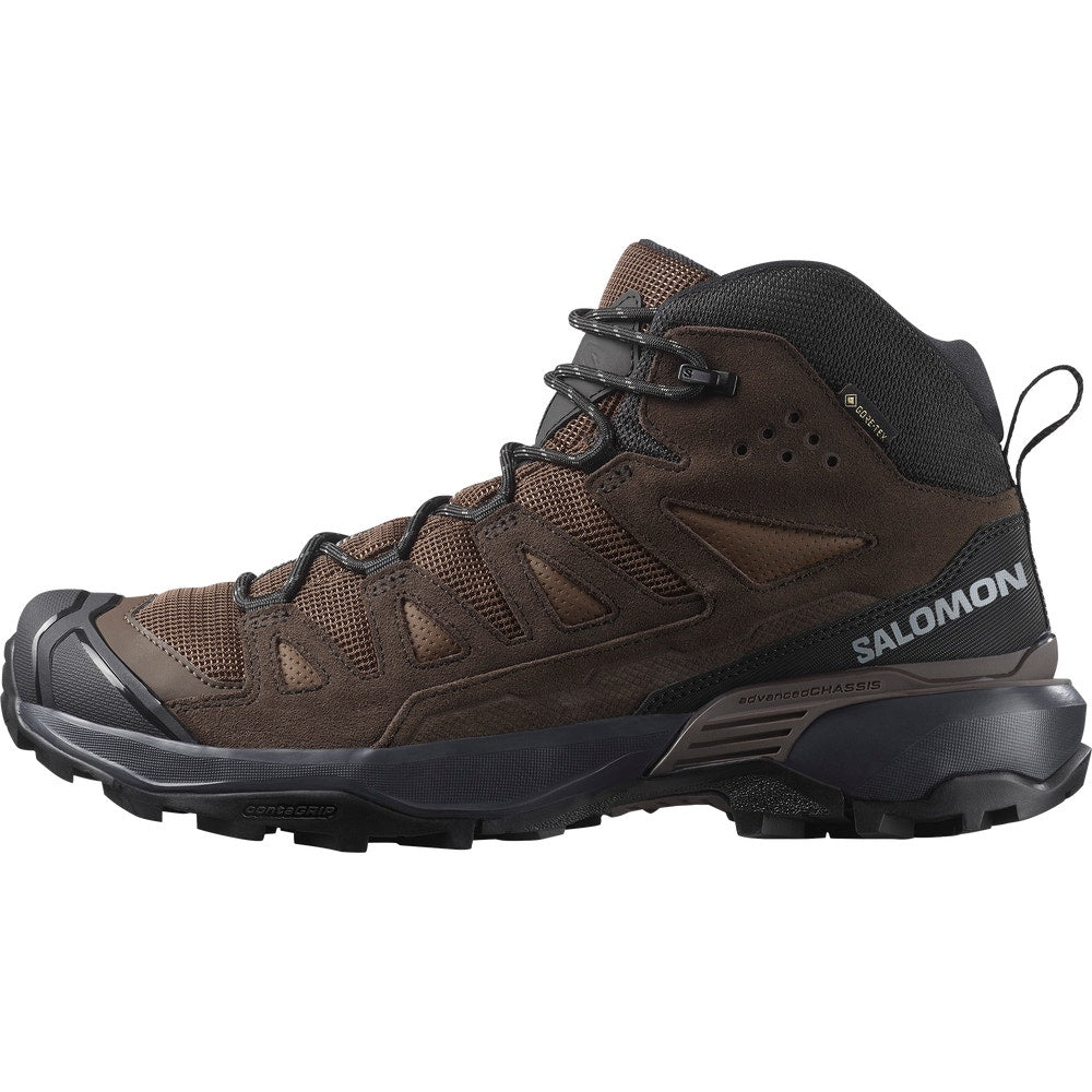 Men's Waterproof Leather Mid Hiking Boots - Tan