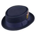Thread Jaxon & James Crushable Wool Pork Pie Hat - Navy Blue