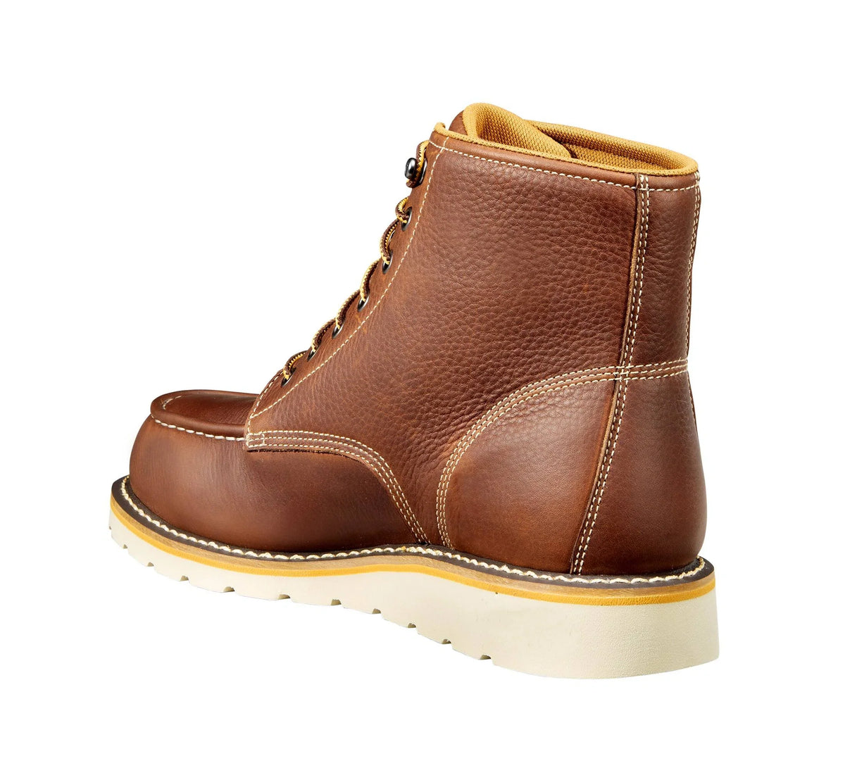 Men's 6-Inch Waterproof Steel Toe Wedge Boot - Tan