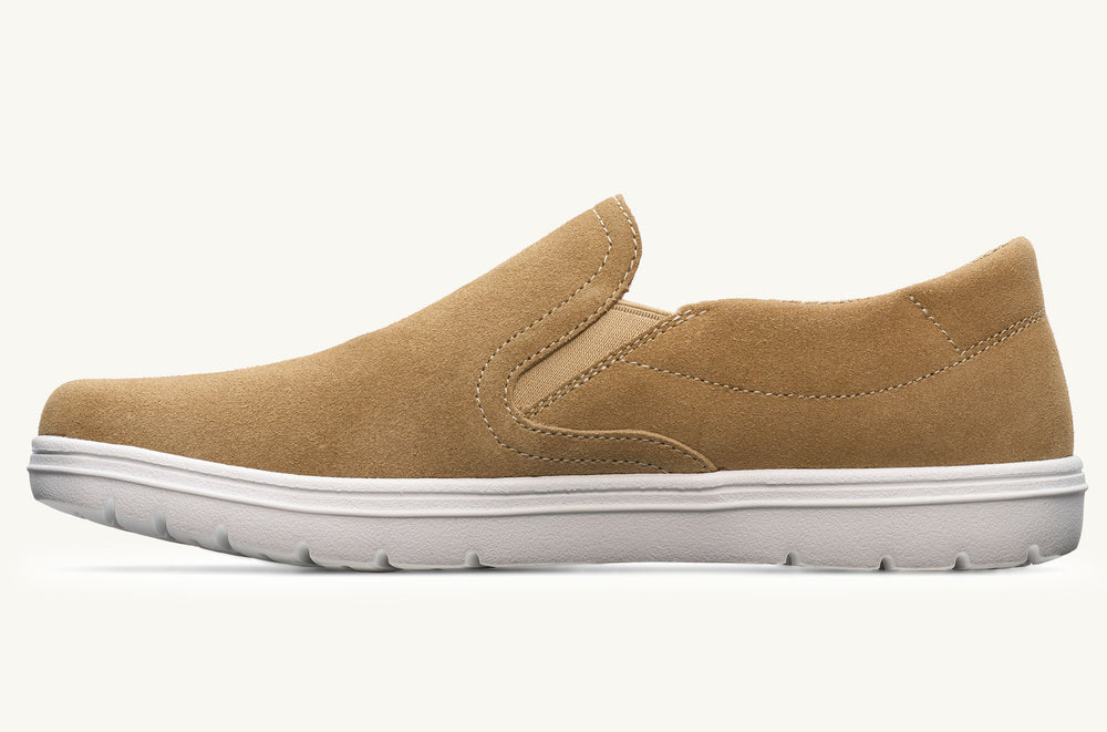 Women's Suede Slip-On Shoe - Driftwood