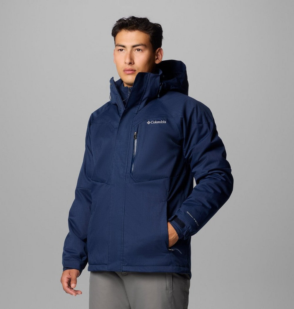 Men's Insulated Ski Jacket - Dark Blue