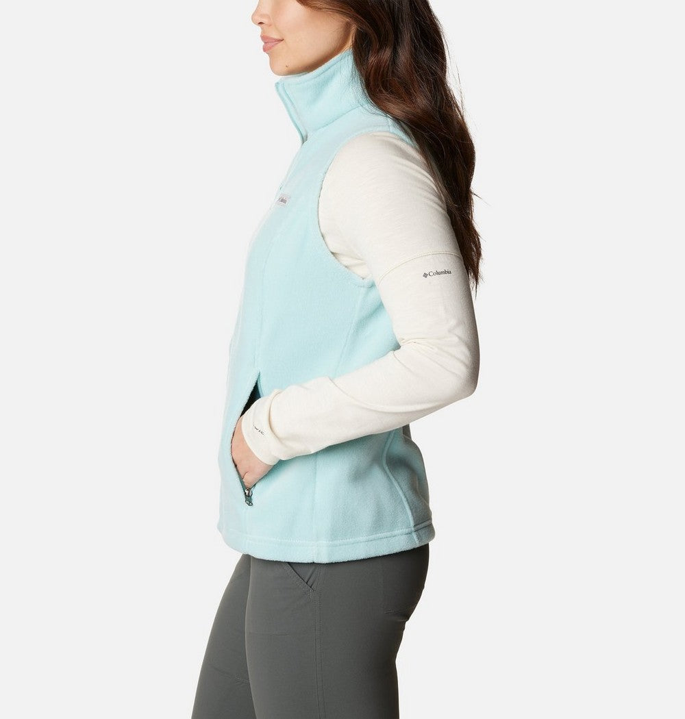 Women's Fleece Vest - Chalk