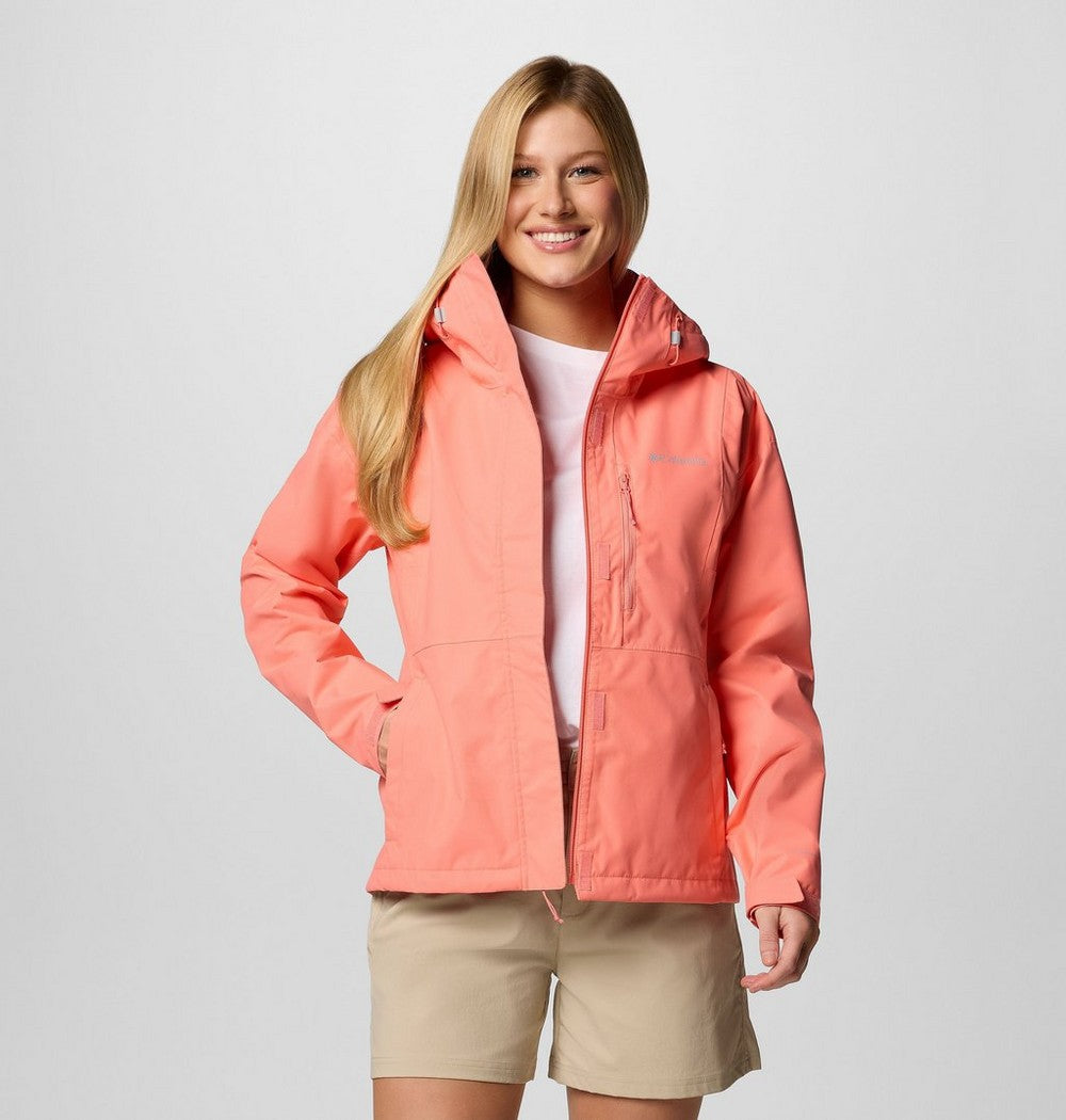 Women's Waterproof Rain Jacket - Coral