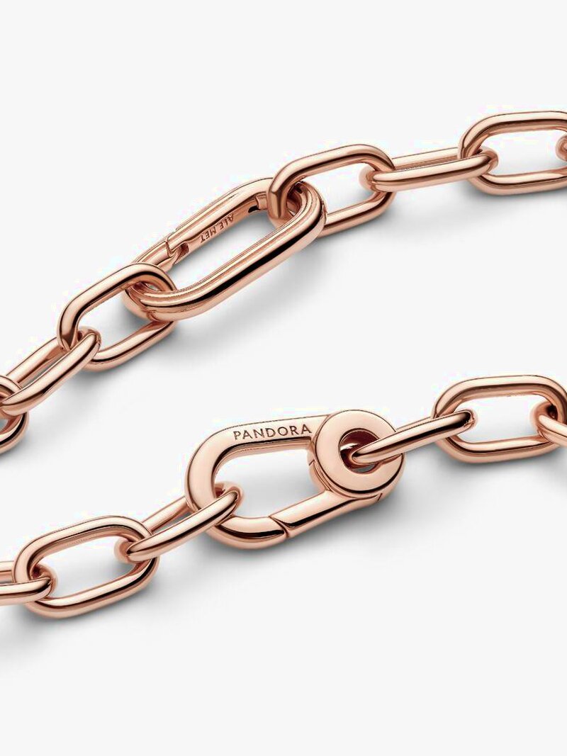 Rose Gold-Plated Small Link Chain Necklace