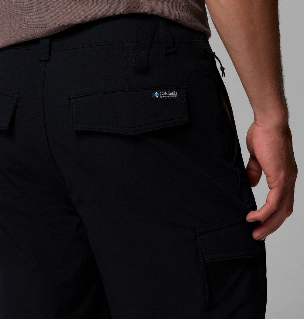 Men's Stretch Cargo Shorts - Black