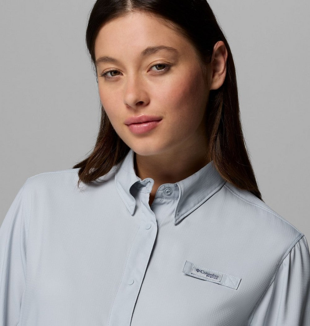 Women's Long Sleeve Fishing Shirt - Stone