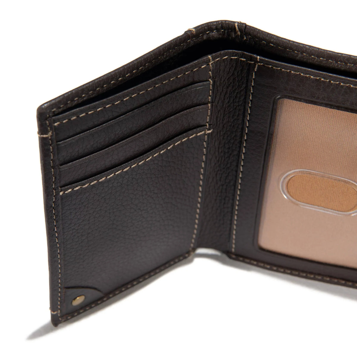 Top-Grain Leather Trifold Wallet
