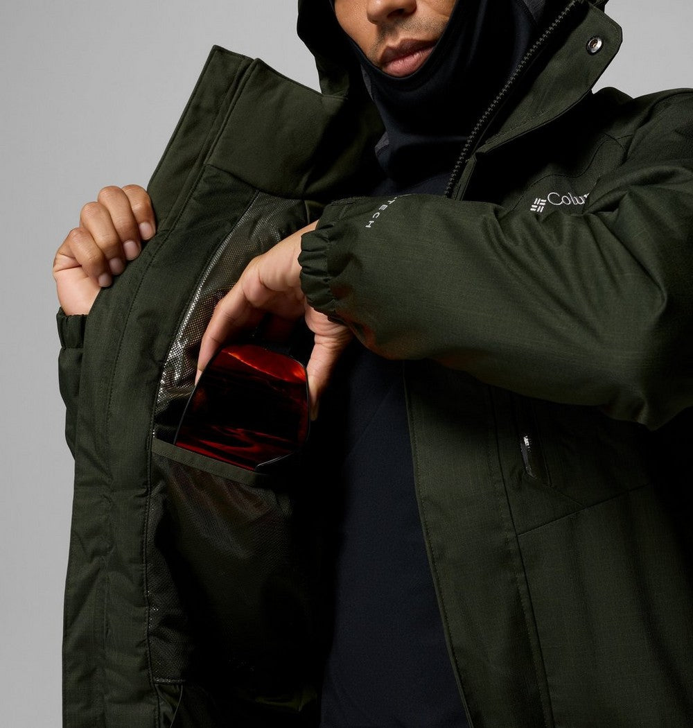 Men's Insulated Ski Jacket - Dark Blue