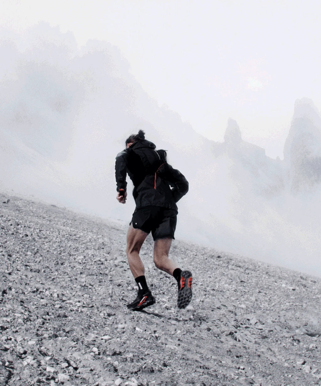 Technical Trail Running Shoes - Black Red