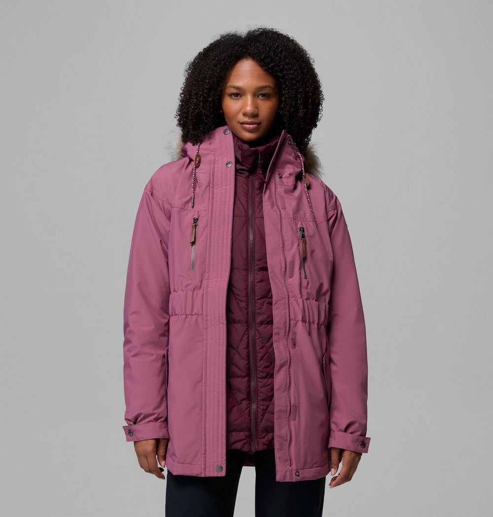 Women's 3-In-1 Hooded Jacket - Camel