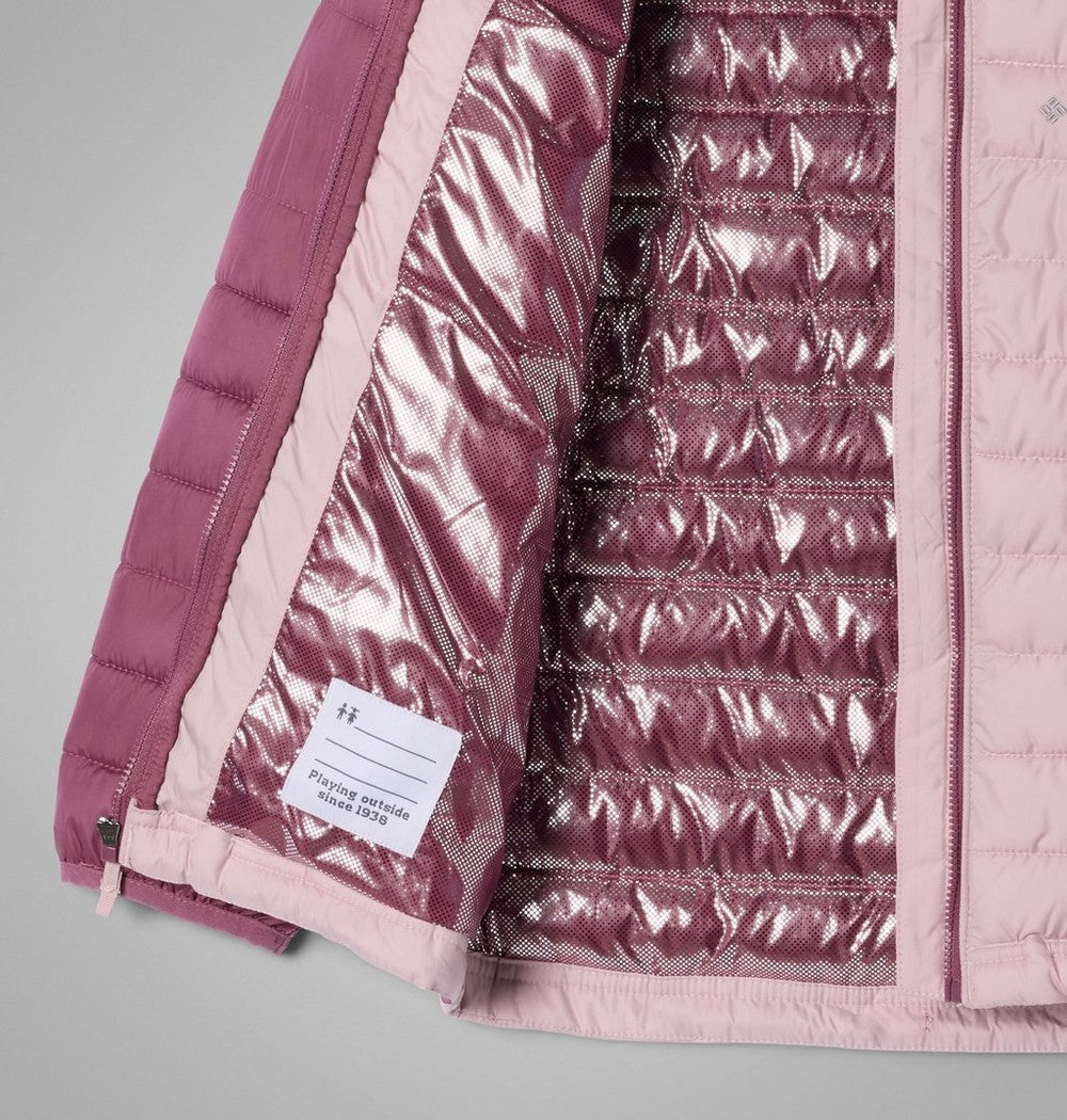 Girls' Hooded Insulated Puffer Jacket - White Paisley