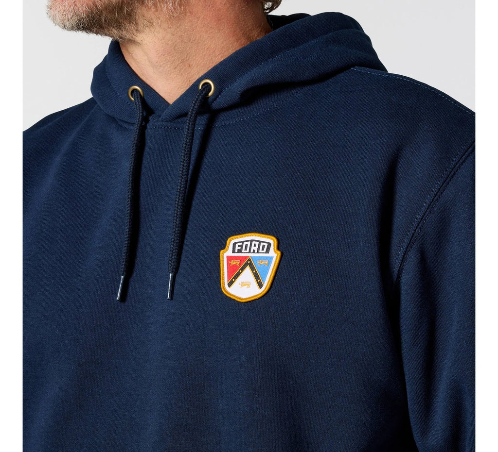 Men's Graphic Pullover Hoodie - Navy