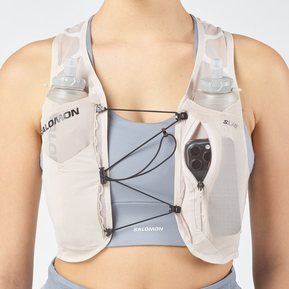 Unisex Running Hydration Vest With Flasks