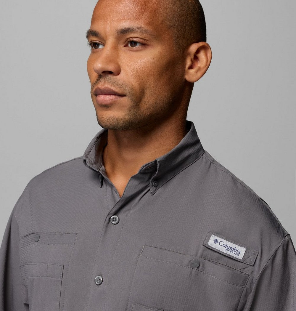 Men's Short-Sleeve Fishing Shirt - Blue