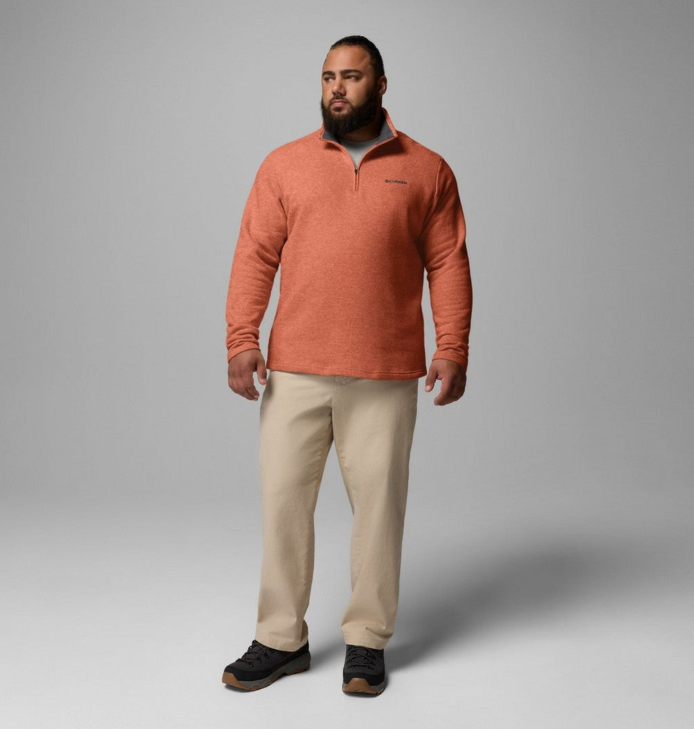Men's Big Half-Zip Fleece Pullover - Blue