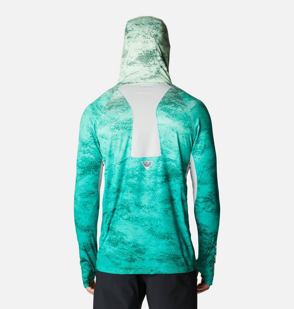 Men's Ventilated UPF 50 Sun Hoodie - Teal