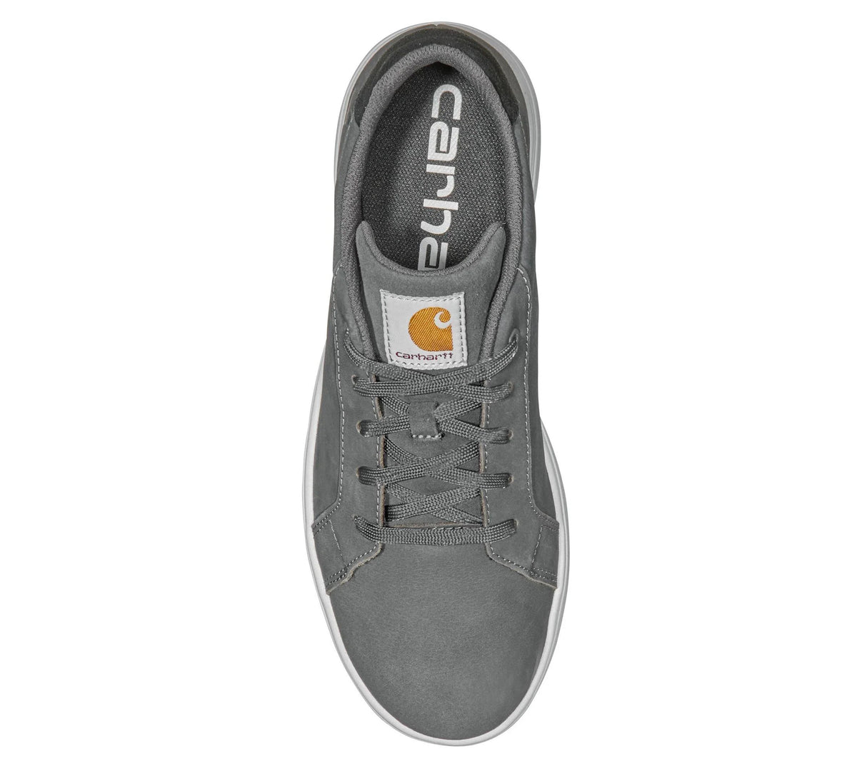 Women's Leather Low Top Work Sneakers - Gray