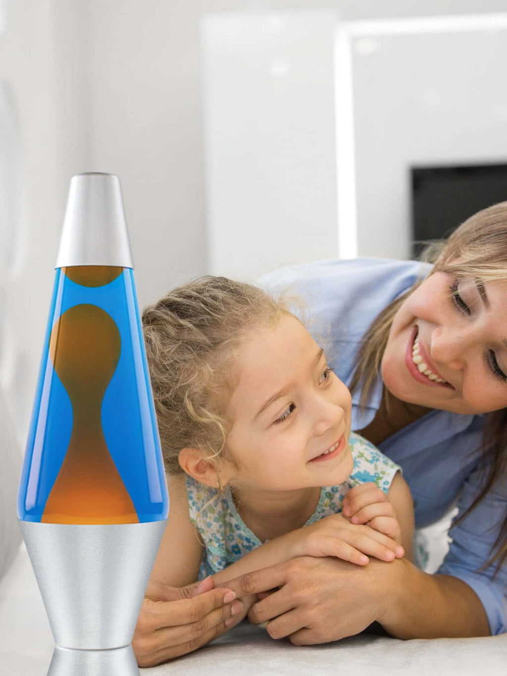 Orange Blue Liquid Motion Lamp