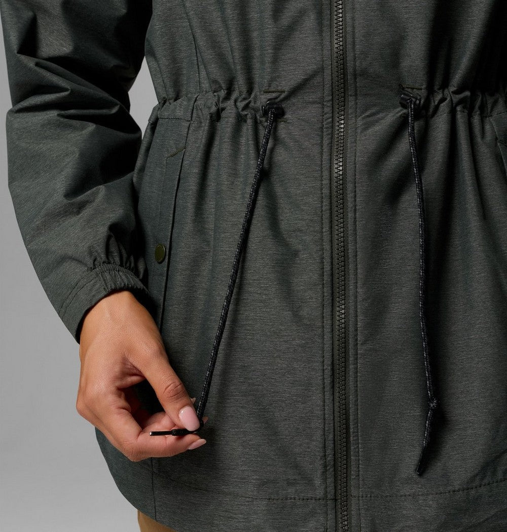 Women's Lightweight Hooded Rain Jacket - Fuchsia