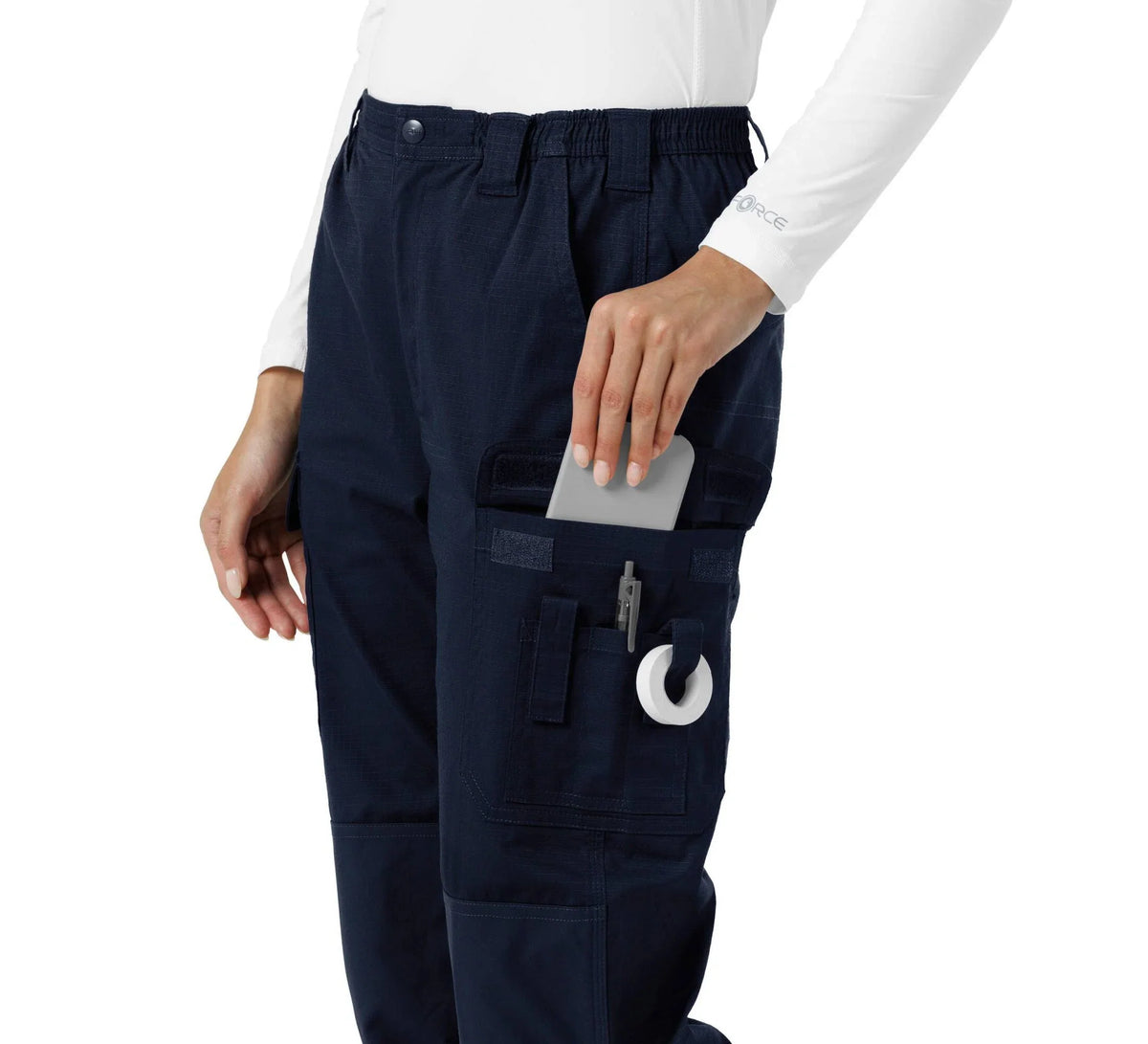 Women's Stretch Ripstop Cargo Pants - Navy