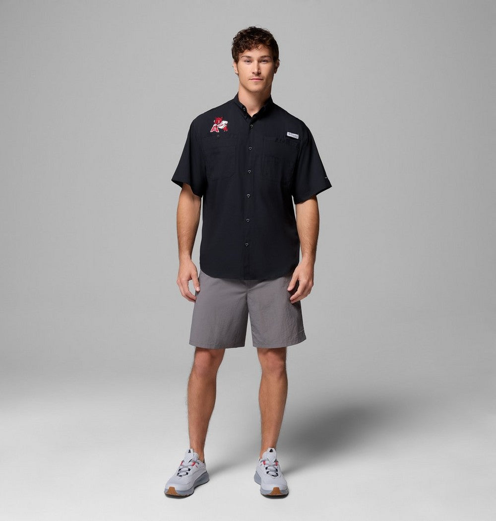 Men's Short Sleeve Fishing Shirt - Black