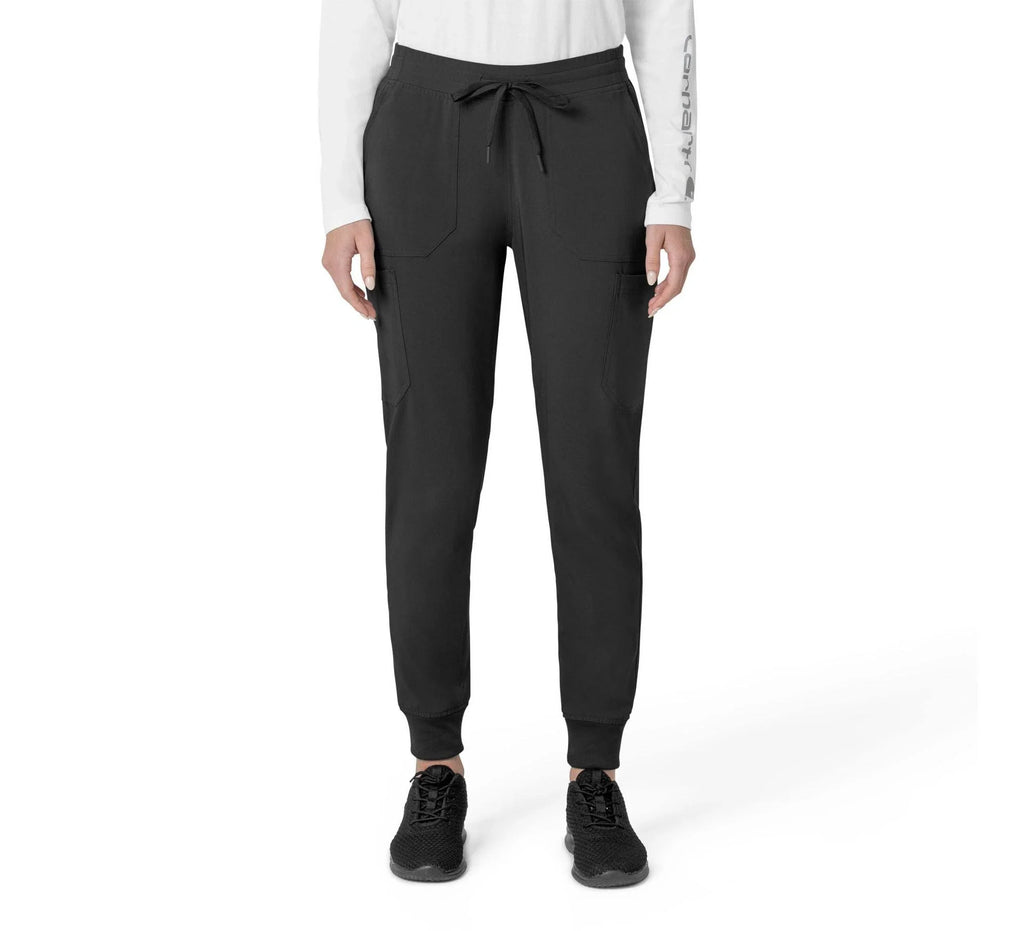 Women's Stretch Cargo Jogger Scrub Pants - Pink