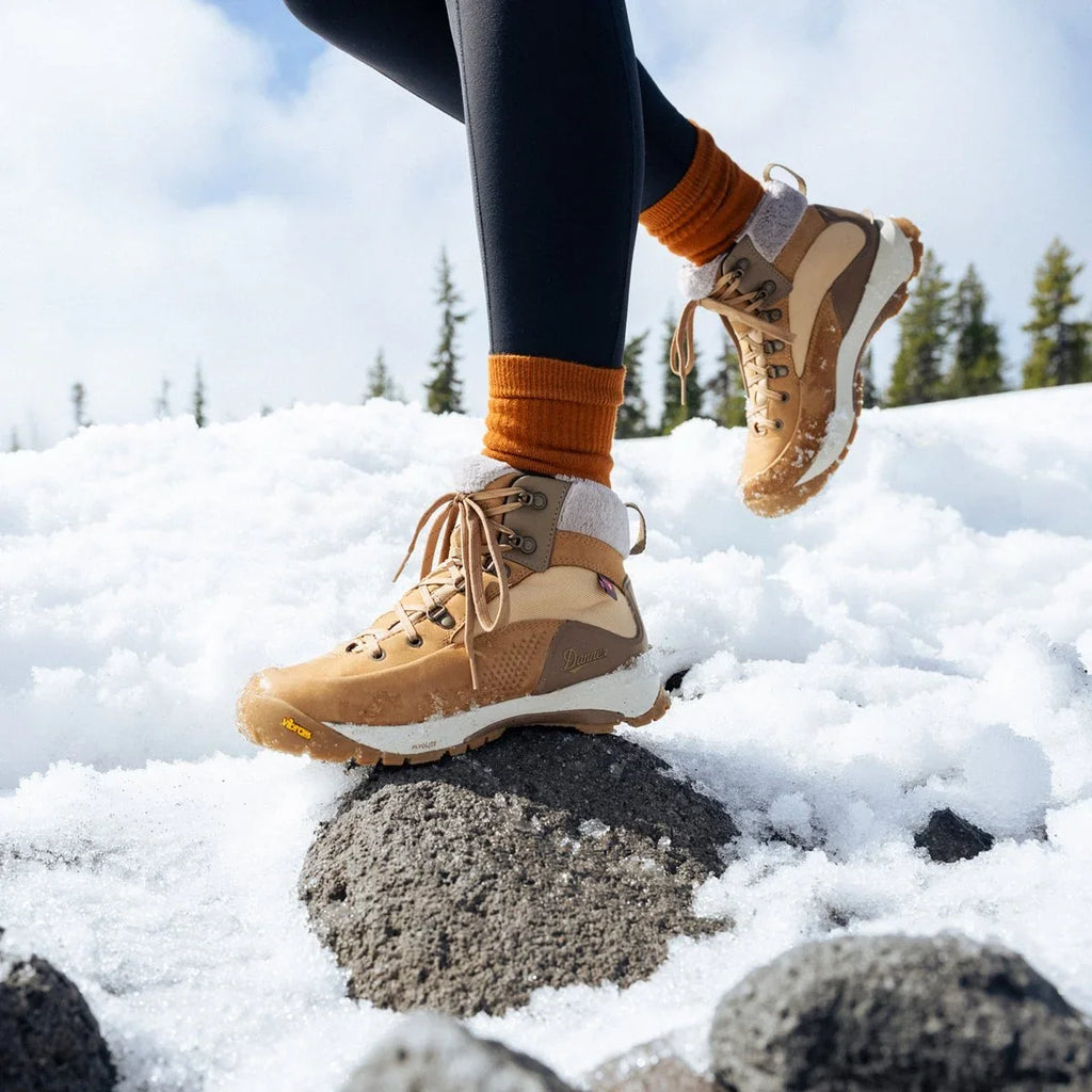 Women's Insulated Waterproof Hiking Boot - Bone Brown