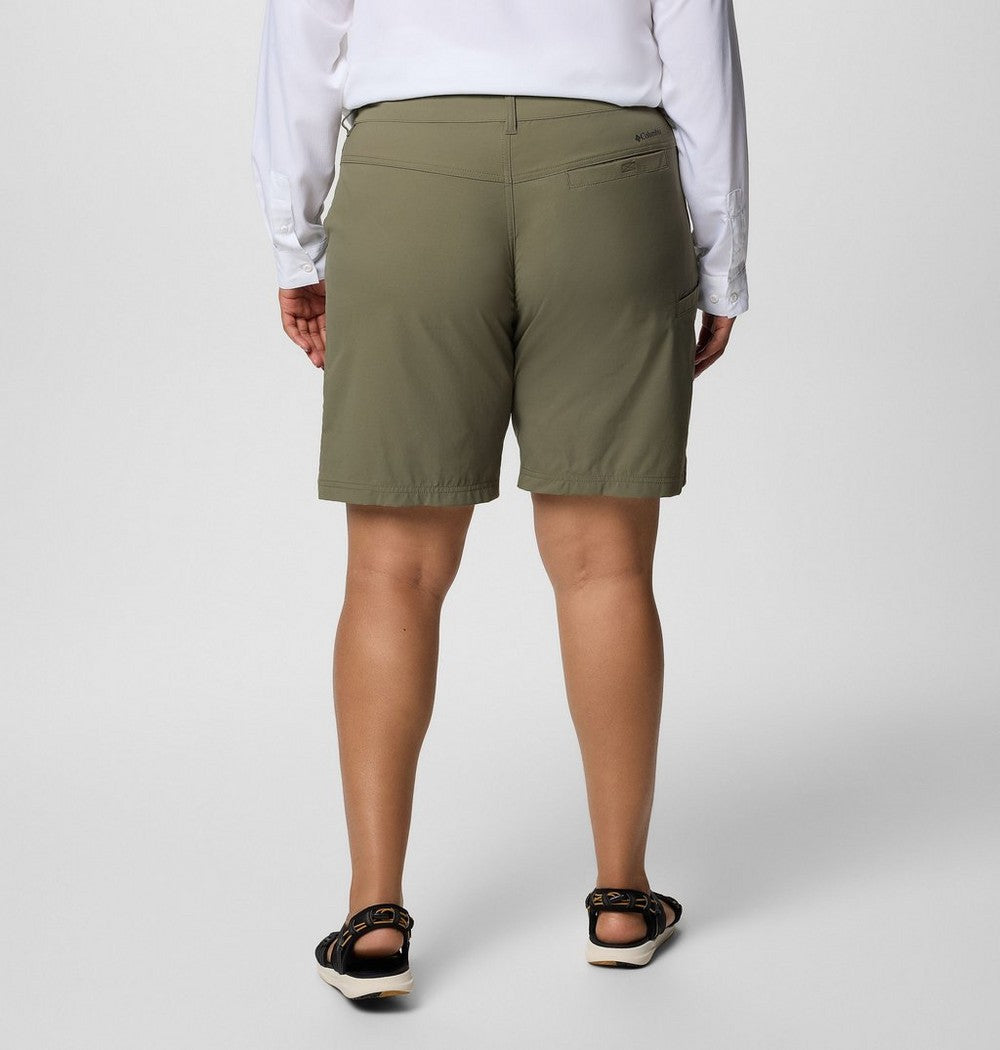 Women's Plus Size Hiking Long Shorts - Khaki
