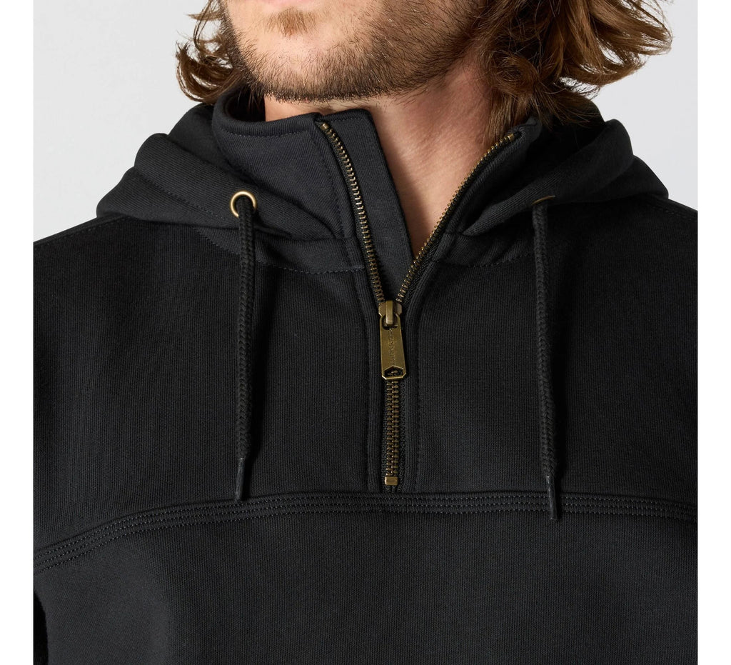 Men's Water-Repellent Quarter-Zip Hoodie - Gray