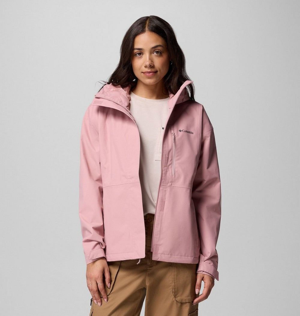 Women's Waterproof Rain Jacket - Coral